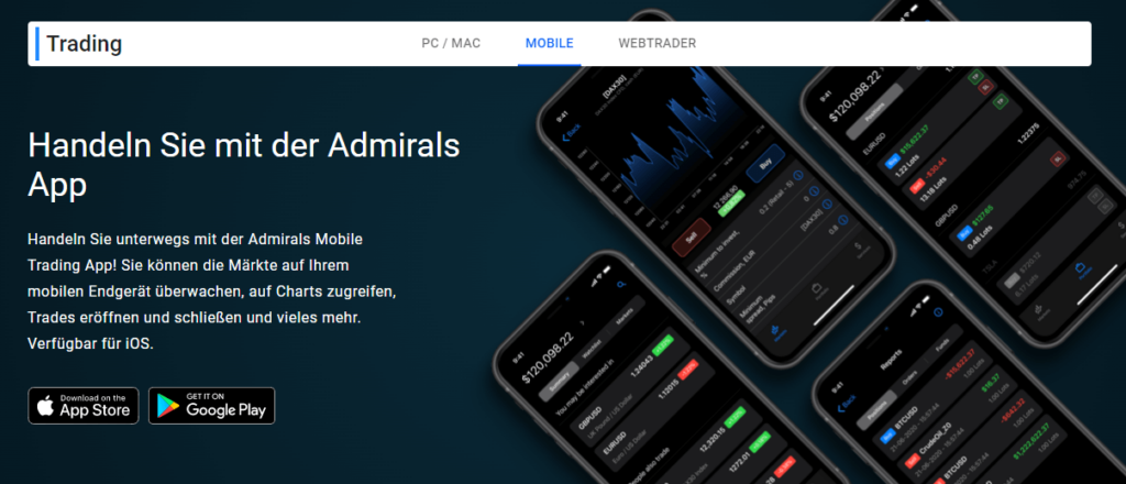 Admiral markets app