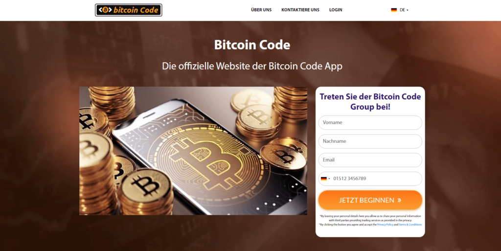 Bitcoin code home DE