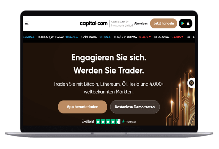 Capital.com mockup brokerfolio
