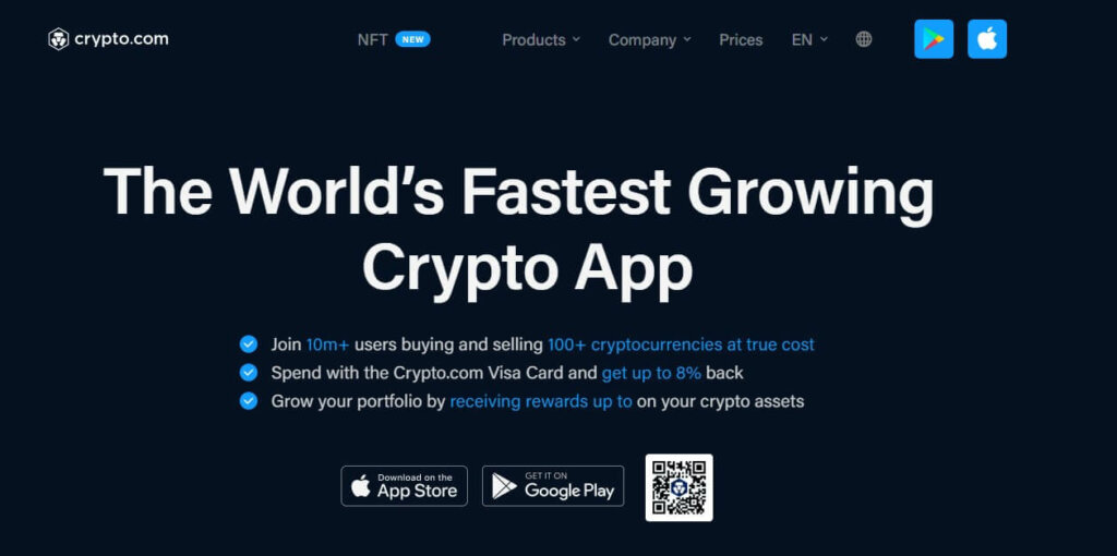 Crypto-homepage